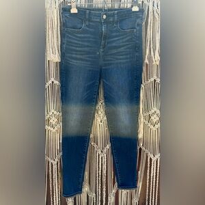 American Eagle Outfitters women’s Dark Blue Skinny Jeans. Size 10/Short